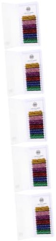 POPETPOP 30paia Ciglia Colorate Glitterate Per Cosplay e Feste Ciglia Comfortevoli Per Trucco e Performance