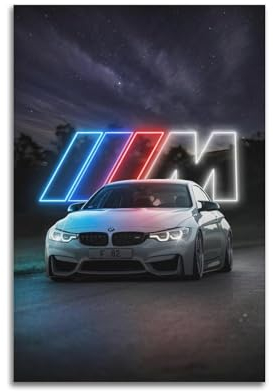 RTAG Poster mit deutschem Sportwagen für BMW F82 M4, Sportwagen, Kunstwerke, Poster, dekorative Malerei, Leinwand, Wandposter und Kunstdruck, moderne Familienschlafzimmer-Dekoration, Poster, 30 x 45