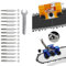 Pack Of 15 Chainsaw Sharpeners, Chainsaw Sharpening Device For Saw Chain Sharpening Device, Chain Sharpening Device Chainsaw Sharpening Accessory Set For Chainsaws And Grinding Sharpener Saw Sharpener