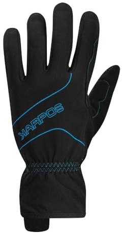 Karpos Unisex Alagna Handschuhe, Black-Diva Blue, XS