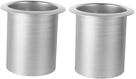 MAGICLULU 2 Piezas portavasos para sofá Portavasos sofá Soporte Taza sofá Accesorio para Oficina Accesorio versátil Soporte para Bebidas Inserto de portavasos reclinable Aluminio Silver