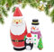 Derwrtup Nesting Doll Christmas - Wood Stacking Handmade Dolls - Russian Nesting Dolls Christmas Stacking Dolls for Festive Holiday Home Room Decorations