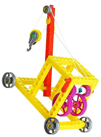 BESTonZON 1 Satz Kran kreativ Set für experimentierkasten für kindergeschenk experimentierkästen naturwissenschaftliches Lernset DIY-Stammprojekte Plastik