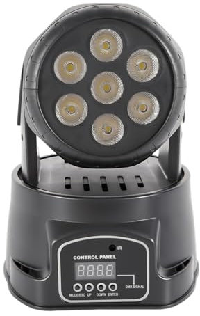 Máquina de humo 105 W Moving Head Beam DMX512 RGBW Luz de escenario con 3 métodos de control de niebla de suelo máquina perfil etapa DJ niebla hielo seco efecto DMX para DJ/boda/club