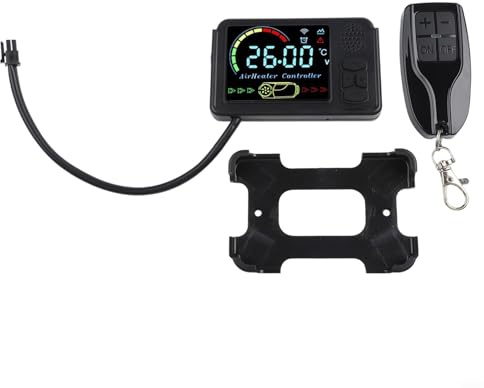 Chauffage de stationnement pour véhicule 12 V/24 V 1-5 kW avec écran LCD et télécommande, compact et léger, connectivité par application smartphone, pour camion, camping-car ou bateau