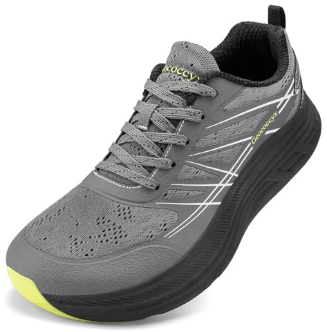 Geococcyx Scarpe Running Uomo Punta Larga Nero 44 EU