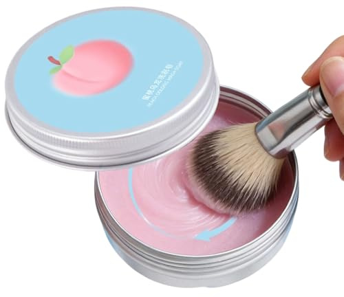 Cosmetic Brush Cleaner | 40 g Sponge Washing Soap Makeup Brush Shampoo, Gentle Deep Clean Formula for travel, home, salon, vanity and daily cosmetic routine