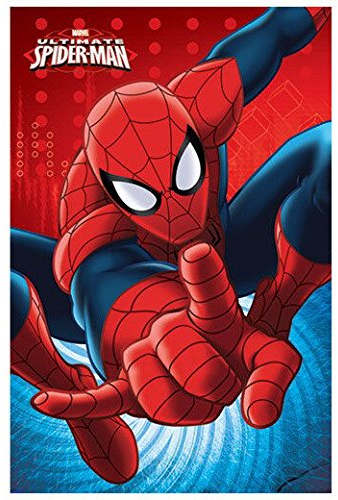 Spiderman Coperta in Pile per Bambini (SP-H-BLANKET-25), Multicolore, 100 x 140