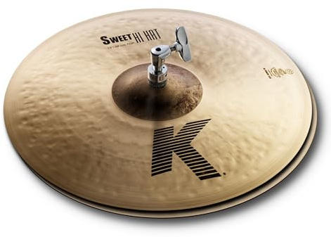 Zildjian K Zildjian Series - 15 Zoll Sweet Hi Hat Cymbal Pair | Crisp Chick Artikulation, Tight Groove Control, Clean Stick Response, Gig and Studio Ready, Built for the Drum Set