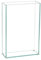 Royal Imports Royal Imports Blumenvase, dekorativer Tafelaufsatz für Zuhause oder Hochzeit, flach, rechteckig, 20,3 x 30,5 cm (B x H), transparent
