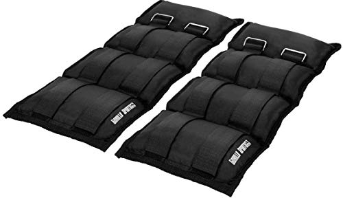 GORILLA SPORTS® Gewichtsmanschetten - 2er Set, Gewichte 1kg, 2kg, 3kg, 4kg, 5kg, 6kg, 7kg, 8kg, 10kg, Verstellbar - Fußgelenkgewichte, Armgewichte, Handgelenkgewichte, Handgelenk, Laufgewichte