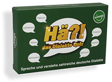 Winkee - Hä?! Das Dialekte Quiz | Cooles Sprachen-Kartenspiel | 56 Mundart Sätze | Gesellschaftsspiel | Spiel für Erwachsene | Quiz Karten | Geschenk für Weihnachten, Geburtstag, Party