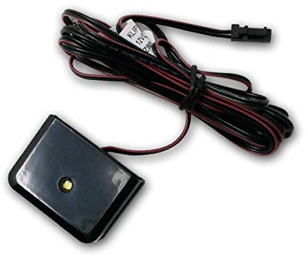 world-trading-net - LED Glasbodenbeleuchtung Clip-3D, schwarz, Leuchtfarbe neutralweiß, 12V