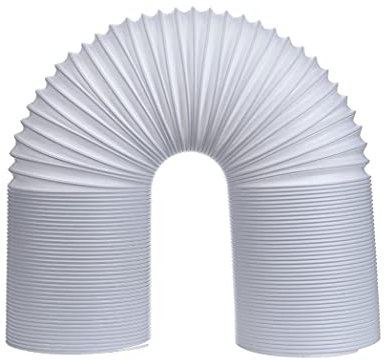 MOWIN Air Conditioner Hose Pipe - 5.9inch Diameter Venting Duct Extension Kit Universal Flexible Portable Air Conditioner Exhaust Hose for LG, JHS, Honeywell, Haier (Clockwise thread, Length 118)