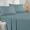 Poligino Sabanas Cama 120 - Juego Sábanas 3 Piezas - Sábanas Bajera Ajustable - Encimera - 1 Funda de Almohada 50x80 (Cama 120-120x190/200 cm, Verde)