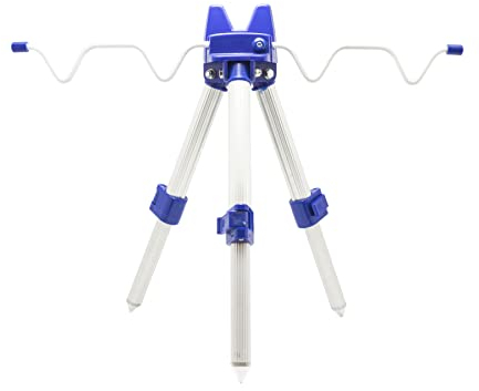 Expert Predator Trípode de muelle 2 elementos 24/33 cm, aluminio azul, mini