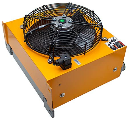 Jieotwice AH1012T-CA Radiatore dell'olio RAFfreddato ad Aria Idraulica Radiatore dell'olio di Serie AF Piatto Aletta di Alluminio Idraulico(AC 220V)