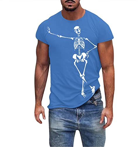 Herren Basic T Mens Fashion Casual Baumwolle bedrucktes Kurzarm-T-Shirt Signum Herren