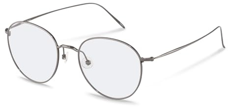 Rodenstock PANTOS Titan Brillen in Dark Gun, Black für Unisex, Brille mit Sehstärke, optional mit Sonnenbrillen tönung oder Blaulichtfilter (Modell R7119)