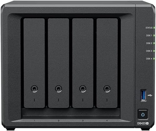 Synology DS423+ 32TB 4 Bay Desktop NAS Solution installed with 4 x 8TB HAT5300 Drives