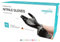 EUROPAPA Boîte de 200 gants jetables en nitrile - Gants d'examen - Non poudrés - Sans latex - Non stériles - Sans latex - Sans latex (XXL, Noir)