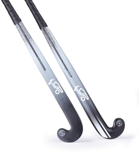 Kookaburra Eclipse Hockeyschläger Feldhockeyschläger, schwarz/weiß, 37.5 Light