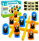 Tic Tac Toe Spiel,Brettspiel Interaktives Tischspiele,Big Eat Small Game,Eltern Kind Interaktion Kinder Spiele,Klassisches Familien Brettspiel,Interaktives Tischspiele-Spiel für Eltern Kinder