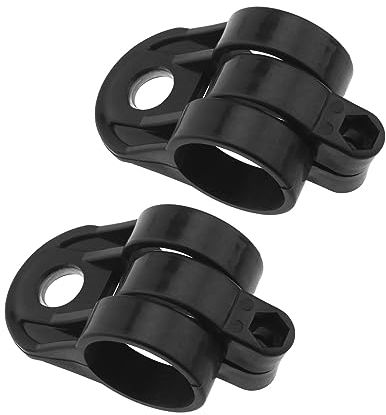 eMagTech 2 x Trimmer, Freischneider, Kabelbaum-Haken, 26 mm Schaft für Seitenmontage, Freischneider und Rasenmäher, Kunststoff-Haken, Halterung, Hof, Garten, Elektrowerkzeuge, Zubehör