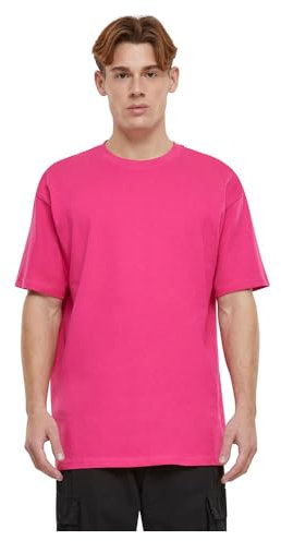 Urban Classics Heavy Oversized Tee T-Shirt, Hibiskuspink, XXXL Uomo