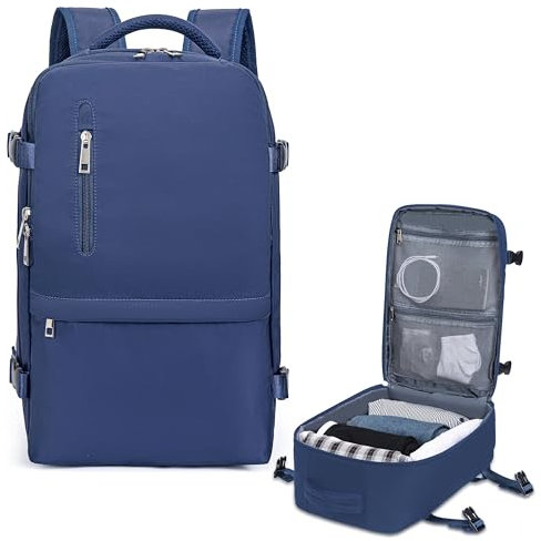 Xkdoai for Ryanair Cabin Bags 40x30x20, Small Underseat Carry On Travel Backpack Casual Hand Luggage Flight Loptop Bags for Women Men Cabin Size Rucksack