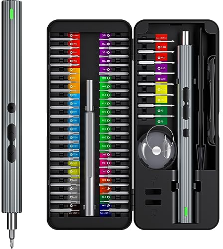 SOONAN 58 in 1 Set Di Cacciaviti Elettrici, Kit Di Cacciaviti A Batteria Ricaricabile, Kit Di Strumenti Di Riparazione Di Precisione Con 50 Punte, Per Orologi, Telefoni