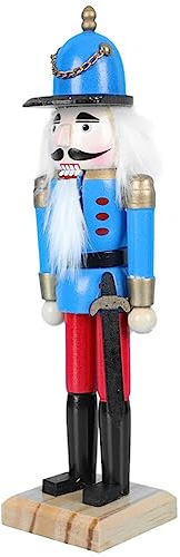 jojofuny Weihnachts-nussknacker Tischdeko Nussknacker Ornament Nussknacker-ballettfiguren Nussknacker-Figuren Nussknacker-Soldat-dekor Nussknacker-Statue Spielzeug Holz Einstellen Anzahl