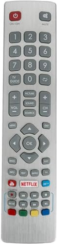 SHWRMC0115 Replacement Remote Control for Sharp Aquos Smart TV LC-32HG5341K LC-32HG5141K LC-32HG5341K LC-40UG7252K LC-40UI7352K LC-40UI7352E LC-43CFG6001K LC-49CFG6001E LC-50UI7422E