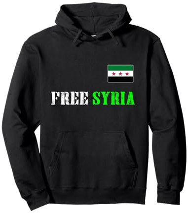 Syrien, Flagge von Syrien, freie Syrien-Flagge. Pullover Hoodie