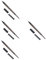 Angoily 4pcs Natural Eyebrow Pencil Eyebrow Pencil Multipurpose Makeup Supplies