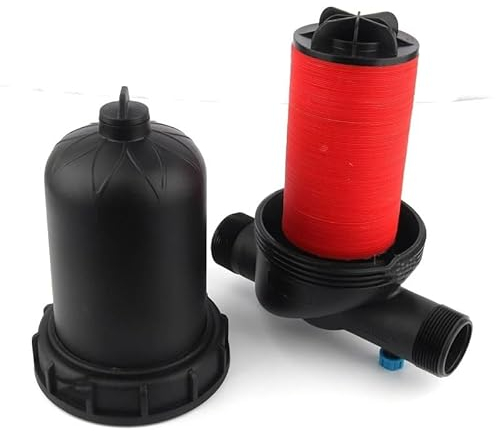Filtro, 1,5 Pollici 2 Mesh120 Tipo T Filtro A Disco Laminato Industriale Giardino Pompa for Irrigazione Trattamento dell'Acqua Fontana Filtrazione Ciclica Nero (Color : 2 inch (DN50))
