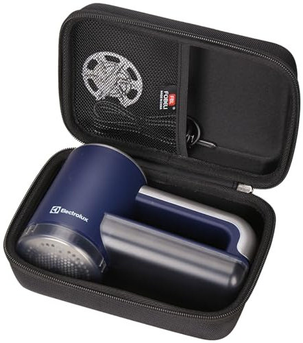 FBLFOBELI Fabric Shaver Storage Case Compatible with Electrolux/iRUNTEK/BEAUTURAL Rechargeable Fabric Shaver, Travel Carrying Case for Most of Rechargeable Lint Remover Set, Black