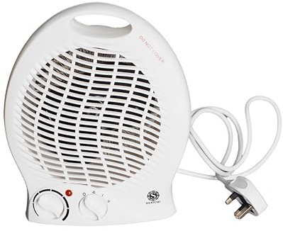2000W Upright Fan Heater with 2 Heat Settings, Portable Electric Space Heater with Cool Air, Adjustable Thermostat, Built-in Safety Features and Carry Handle for Home, Bedroom or Office