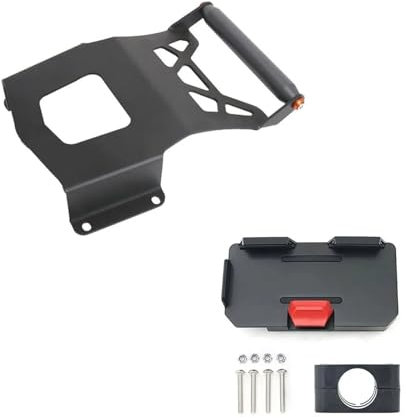 Porte Smartphon Velo pour CFMOTO 800MT 800 MT 2023 Moto 22mm Barre Transversale Support De Téléphone GPS Chargeur sans Fil USB Support Navigation Support Montage Support Guidonavec avec(Set)