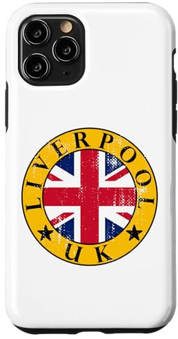 iPhone 11 Pro Liverpool UK Flag, Great Britain Flag, UK Travel, Liverpool Case