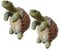 MISNODE 2Pcs Tortoise Figures Plant Pot Hanger, Creative Hanging Animal Figure Flower Pot Hugger Planter Decor, Hugger Figurines Planter Hanging Ornaments for Garden Yard Balcony
