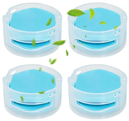 4 Pack Anti Odour Cartridge Odor Neutralizer Replacement for Shark Vacuum Cleaner 1541FC3000, AZ3000, AZ3002, HZ3000, HZ3002, ZD550, IZ862H, IZ562H (Bluebell Scent)