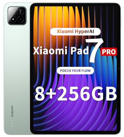 XIAOMI Pad 7 Pro Tablet, 11.2 Zoll, 8+256GB, 3.2K 144Hz Display, Snapdragon 8s Gen 3, 8850mAh Akku, HyperAI, Quad-Lautsprecher, Nahtloses Desktop-ähnliches Erlebnis, Grün