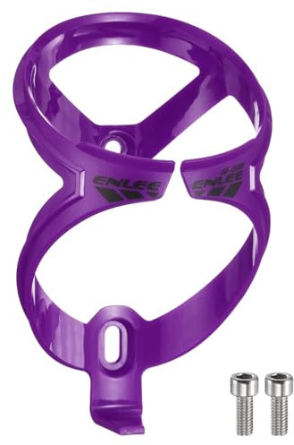HARFINGTON Bicycle Water Bottle Holder Ultra Lightweight Universal Bike Bottle Cages Cycling Cup Holder for MTB Road Gravel, Purple