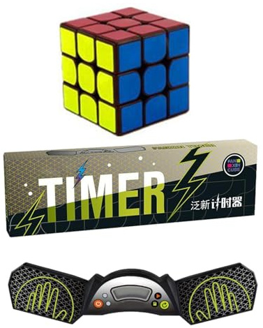 Touch Control Timer - Professional Control Timer, Spielgeschwindigkeits - | Digital Stoppwatch Sport Stacking Cubes, Millisekunden -Würfel -Wettbewerbs -, Schnellsensor -Puzzle - Mit Ba