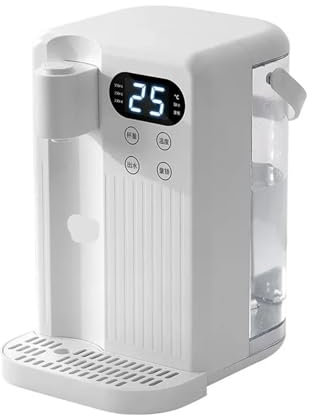 TIEOAXFT 110 Instant Hot Water MiniWater Dispenser Household Water Bottle Pump, Tea Pot 3-second Hot Desktop water bottle pump(WHITE)