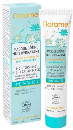Florame Bio-Nachtcreme, feuchtigkeitsspendend, 65 ml