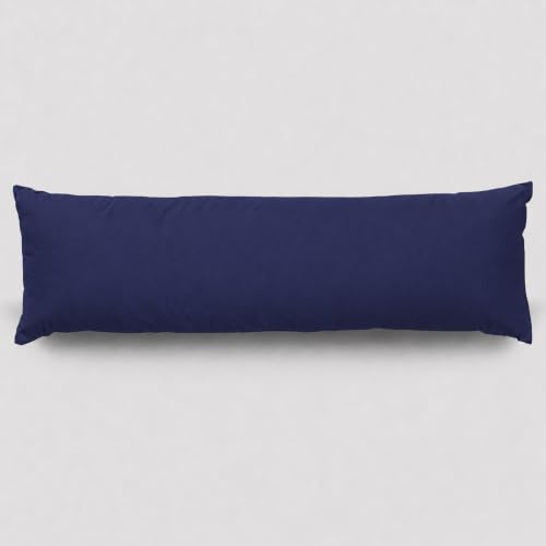 adsin Bolster Pillowcases - Pregnancy Maternity Orthopaedic Support Pillowcase Navy (Super King 6FT)