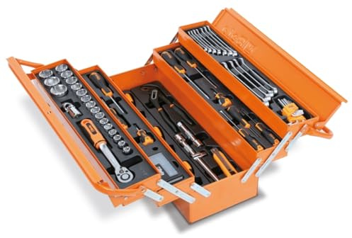 Beta BW 2120L-E/T91 – Metallkorb mit Sortiment von 91 Werkzeugen für Allgemeine Wartung