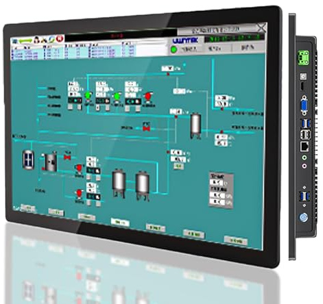 LADECNERHT Panel Pc Industriale Embedded, Panel Pc Ip65 all-in-One, Monitor Capacitivo Ip65, per Chioschi, Fabbriche, Automazione, Windows 10 13.3inch-i3-3217U(4GRAM+128GSSD)
